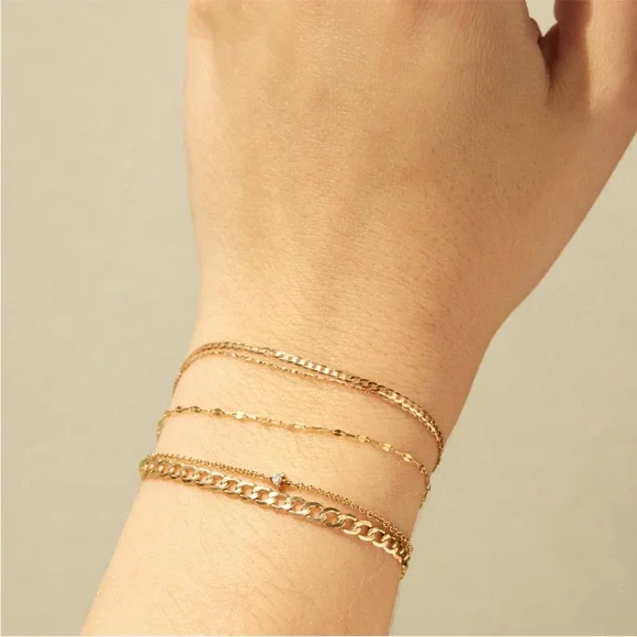 CATBIRD Petite Second Avenue Gold Bracelet
14k Solid Gold - Picture 3 of 9